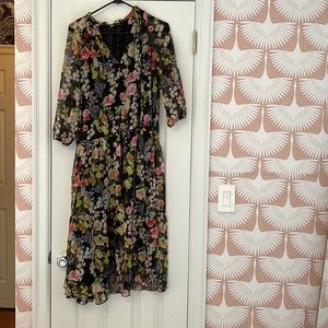 Zara floral dress